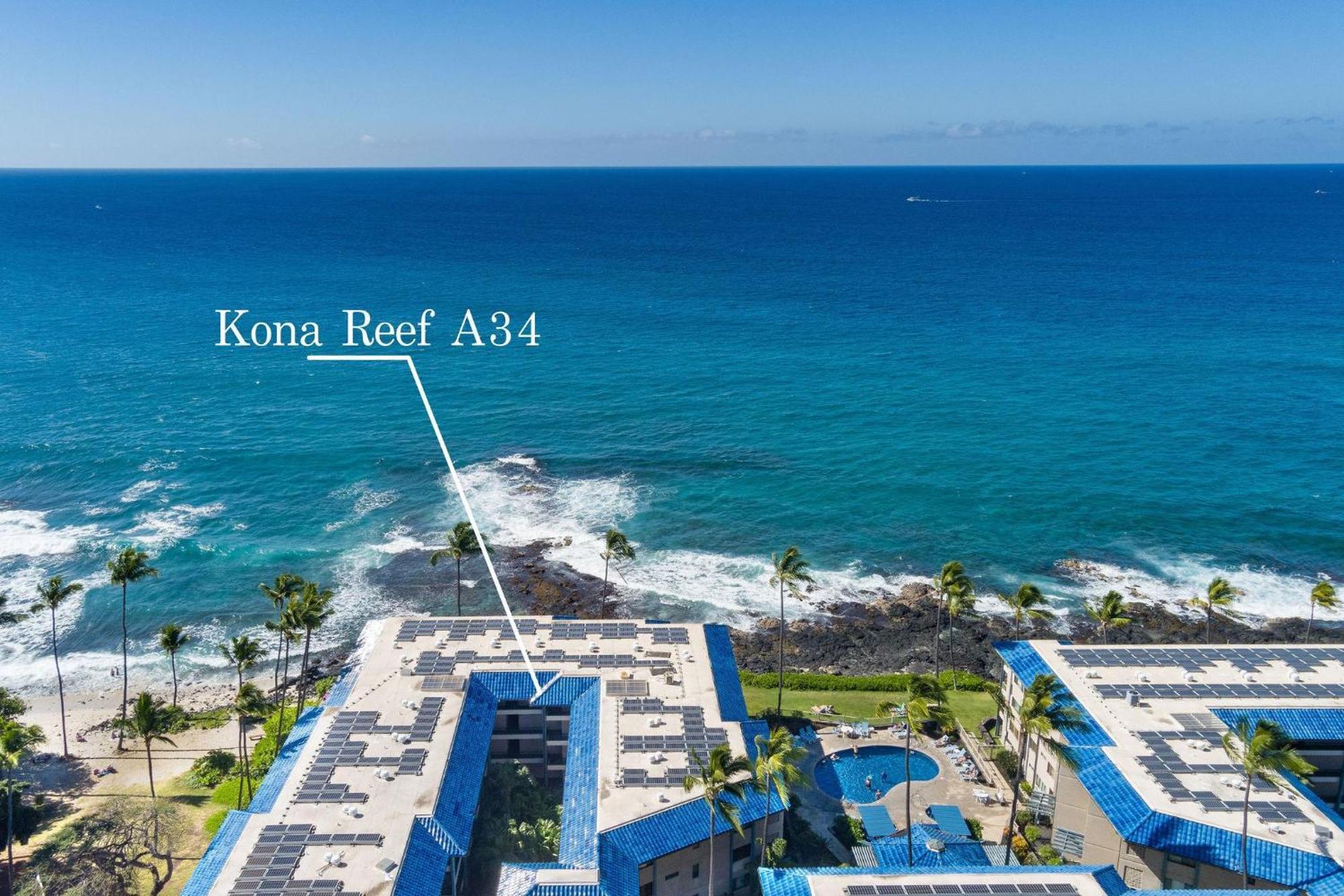 カイルア・コナ Kona Reef A-34ヴィラ エクステリア 写真